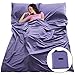 Sleeping Bag Liner Cotton Sleep Sack Lightweight Portable Sleeping Sheet Dirt-proof Compact Travel Camping Sheet for Outdoor Travel Hiking Hotels Picnics