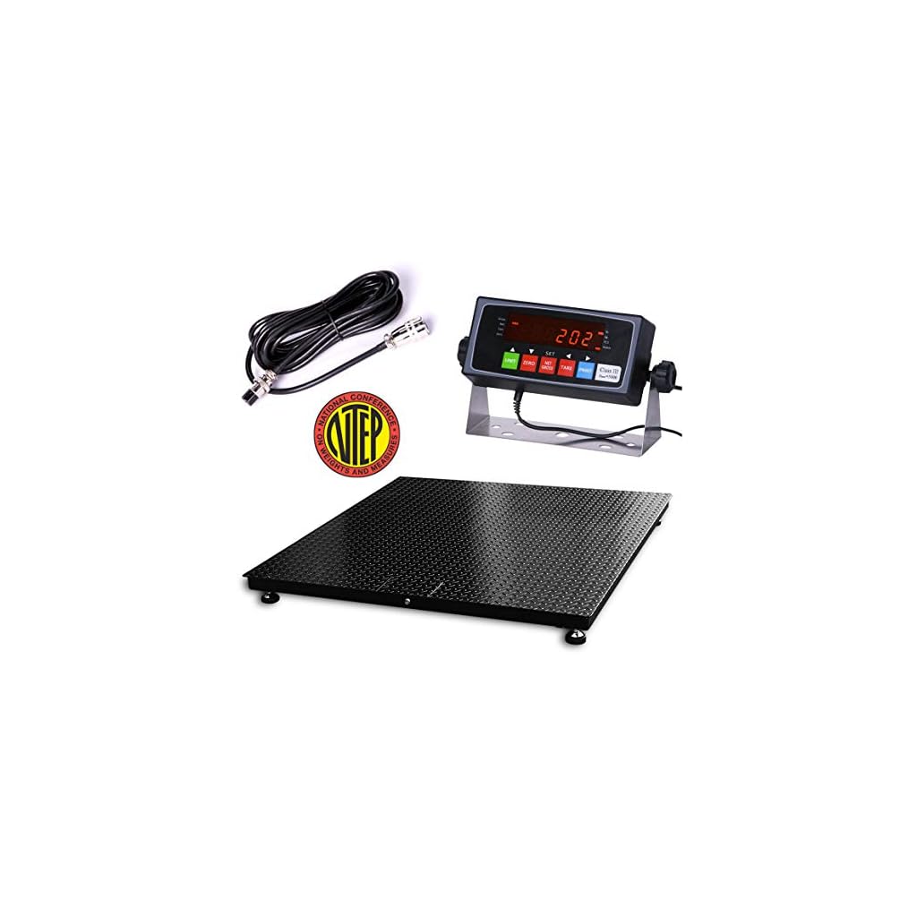 PEC Industrial Floor Scale Accurate Digital Warehouse Pallet Scales
