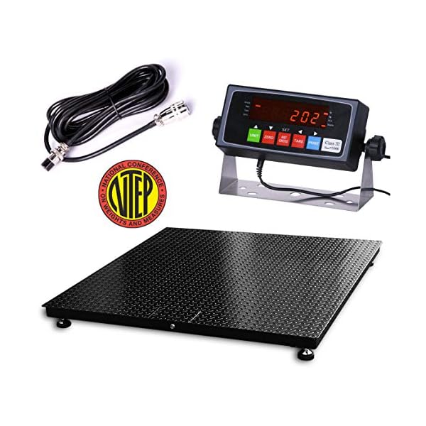 PEC Industrial Floor Scale Accurate Digital Warehouse Pallet Scales Bhanza