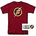 The Flash TV Series Logo Maroon T Shirt