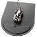 KINGFOM Leather Gaming Mouse Pad/Mat with Wrist Rest Support, Non Slip Mousepad - Large (Black)