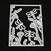 shengyuze 1 Pc Silver Dies Card Crafting from China Dragonfly Plant Metal Cutting Dies for Card Making Clearances DIY Dies Cut Scrapbooking Paper Cards Craft Stencil