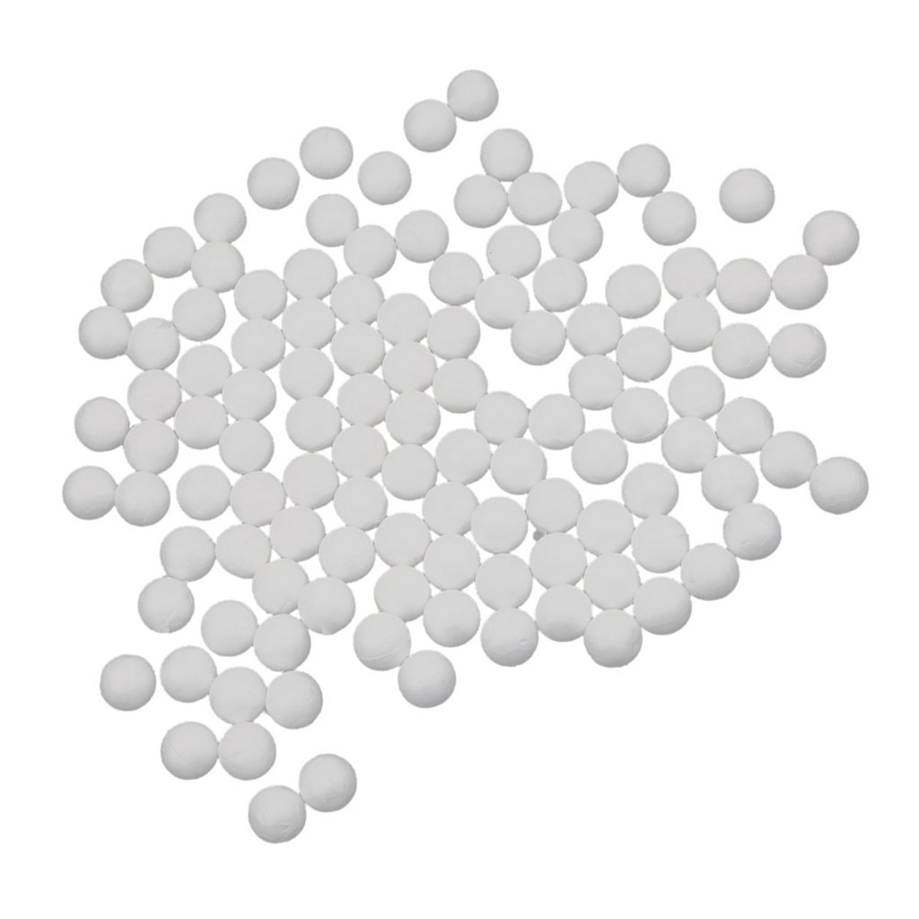 Sharplace 100Pcs Small White Foam Balls - Polystyrene Craft Balls for Art, DIY Craft, Household, School Projects, Party Decorations, 15mm