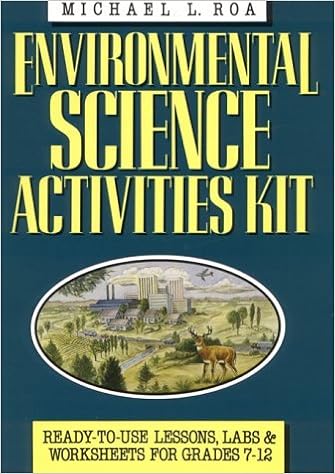 by michael l roa environmental science activities kit ready to use lessons labs and worksheets for grades 7 12 j 1st edition amazon com books