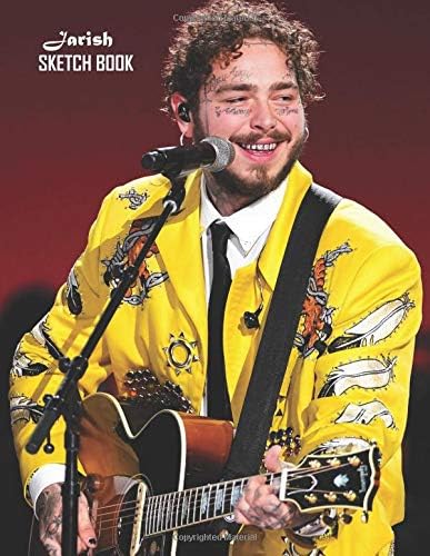 Sketch Book: Post Malone Sketchbook 129 pages, Sketching, Drawing and Creative Doodling Notebook to Draw and Journal 8.5 x 11 in large (21.59 x 27.94 cm)
