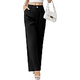 Am Direct Wide Leg Pants for Women Trendy High Waisted Business Casual Outfits Work Pant Trousers