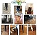 Bloss Chair Leg Caps Silicone Floor Protector Furniture Table Feet Covers Fit Round Legs Diameter from 1-1/5 to 1-4/5 Inch(Pack of 8)(Wear-Resistant Anti-Skid Prevent Scratches)