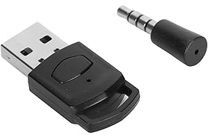 BAFOVY 5.0 Sound Transmitter Wireless BT Audio Adapter Low Latency for Ps 5 Plug Play USB PC Compact Durable ABS High Fidelit