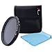 XCSOURCE Variable Adjustable Neutral Density ND Fader Filter ND2 ND4 ND16 to ND400 With Case 58mm LF304