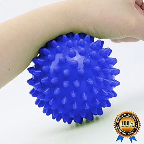 High Quality Massage Ball by NEVATA, Spiky for Deep Tissue Foot, Back, Plantar Fasciitis &amp; All Over Body Deep Tissue Muscle Therapy - Includes FREE Ebook Roller Instructions