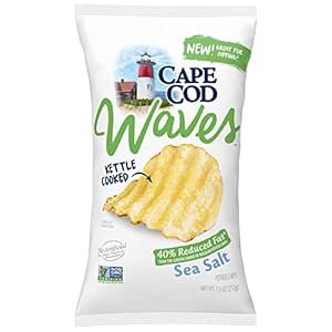 Amazon.com: Cape Cod Potato Chips, Kettle Cooked Wavy Cut ...