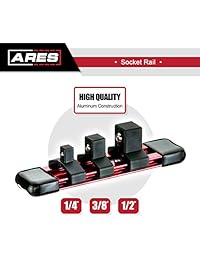 Juego de dados de unión universal de 3 piezas   Ares 70091     Incluye ¼ ", 3 8," y ½ "Empalme de juntas