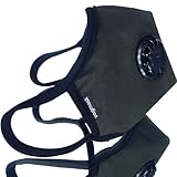 Vogmask Black Logo CV N95 Carbon Filter Exhale Valve Filtering Mask / Adult Size 13+ Years