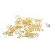 Gold Leaf Gilding Flakes, 10g Silver Flakes, KAVAVE Gold Metallic Foil Flakes for Painting Arts, Crafts Nails,DIYs,Furniture Decoration Golden Pierced Tree Leaf