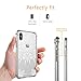 CASY MALL Case for iPhone Xs,Case for iPhone X, Hybrid PC+TPU Bumper Slim Hard Case for Apple iPhone Xs 2018, iPhone X 2017 Crystal