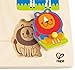 Hape Wild Animals Toddler Wooden Peg Puzzle