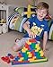 Strictly Briks Toy Large Building Blocks for Kids and Toddlers - Big Bricks Set for Ages 3 and Up - Compatible with All Major Brands - Blue, Green, Red, and Yellow Building Toys 84 Pieces