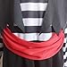 Leadtex Children's Pirate Costume Suit for Toddlers Boys Girls with All in one Pirate Suit,Cutlass,Eyepatch (Toddler3-4, White/Black)