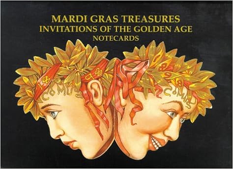 Mardi Gras Treasures Invitations Of The Golden Age - 