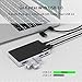 BYEASY Powered USB Hub 3.0 and USB 3.1 Type C Hub, 7-Port USB Splitter with Power Adapter, 3.3 ft Long Cable and BC 1.2 Charging Port for iMac, MacBook Pro/Air, Mac Pro, PS4, Surface, PC, Laptop