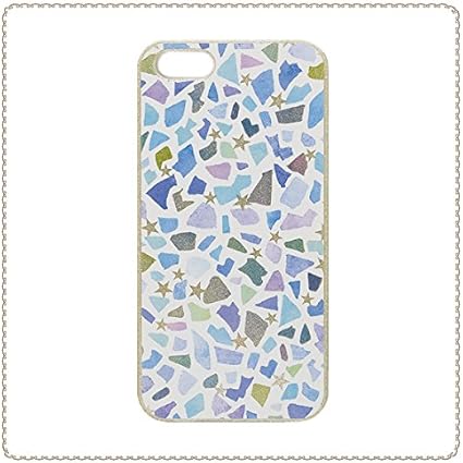 Amazon フラワーリング Flowering Scp 5009 Bl ゴールドのキラキララメベースにモザイク画のような美しいiphone ケース モザイクとスター ブルー Iphone Se 5s 5用 ケース カバー 通販