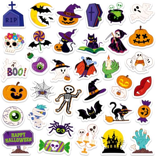 Halloween Pins 70 Pcs Pumpkin Ghost Skeleton Bat Acrylic Brooches at Amazon