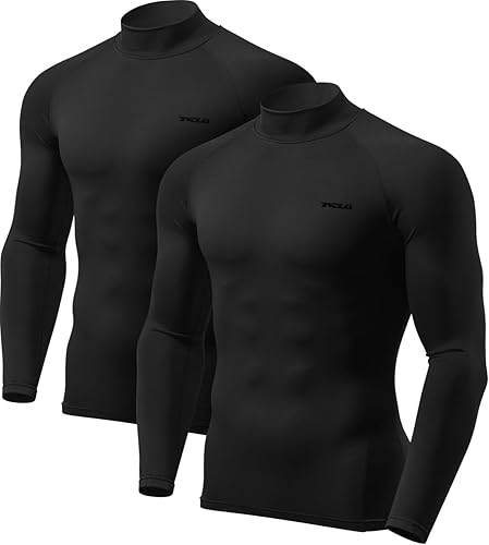 thermal mock turtleneck