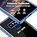 TORRAS Crystal Clear Galaxy Note 9 Case, Clear Ultra Thin Slim Fit Soft TPU Gel Case Cover with Electroplated Frame Compatible with Samsung Galaxy Note 9(2018), Clear Back/Blue Frame