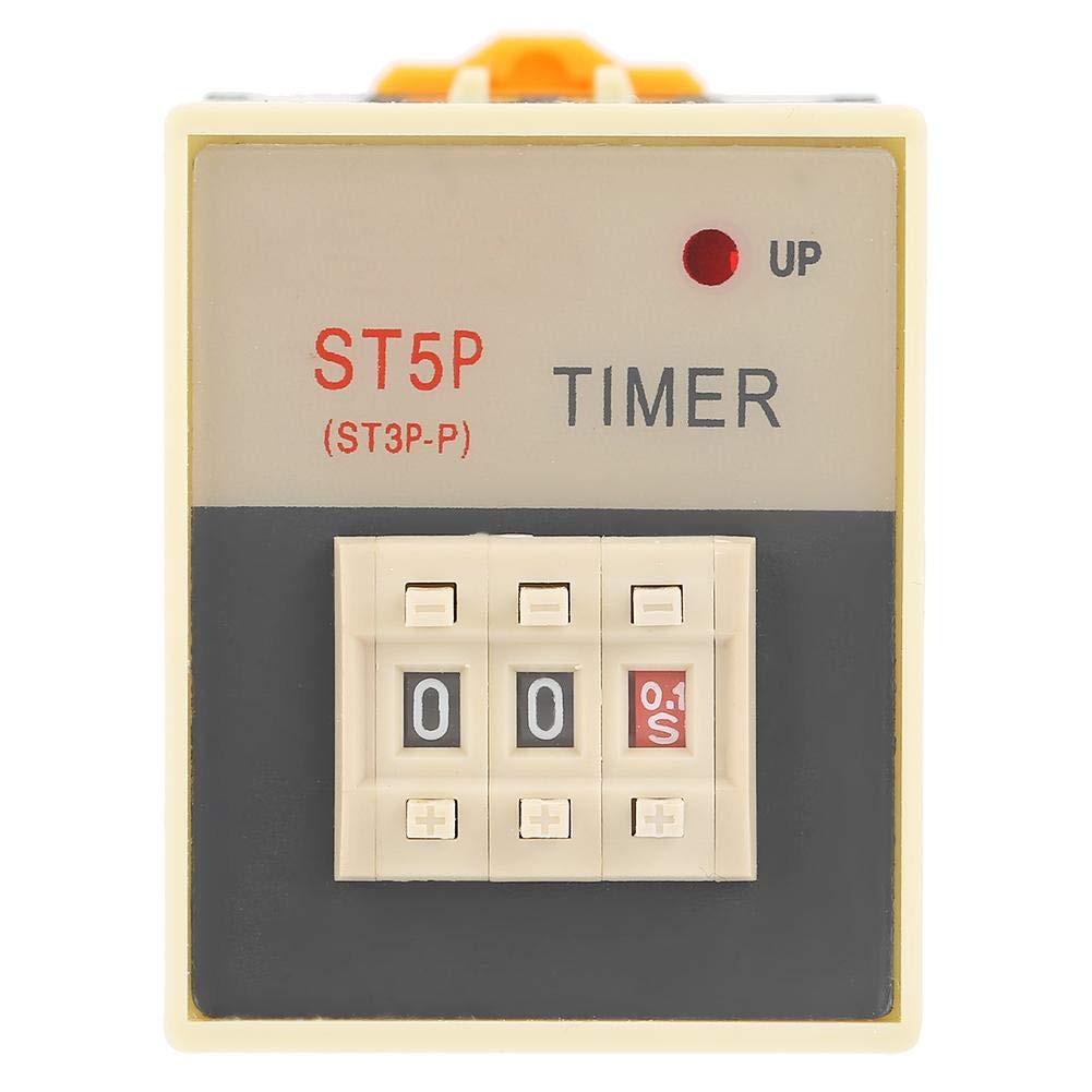 Relé de Tiempo, AC 220V Relé Temporizador de Retardo, 1 ...