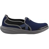 Bzees Women's Cruise Slip-on,Navy Fabric, 7M