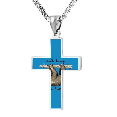 Amazoncom Se50neck Cute Bradypod Unisex Cross Crucifix - 