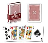 Single Red Deck Pinochle Playing Cards by Brybelly