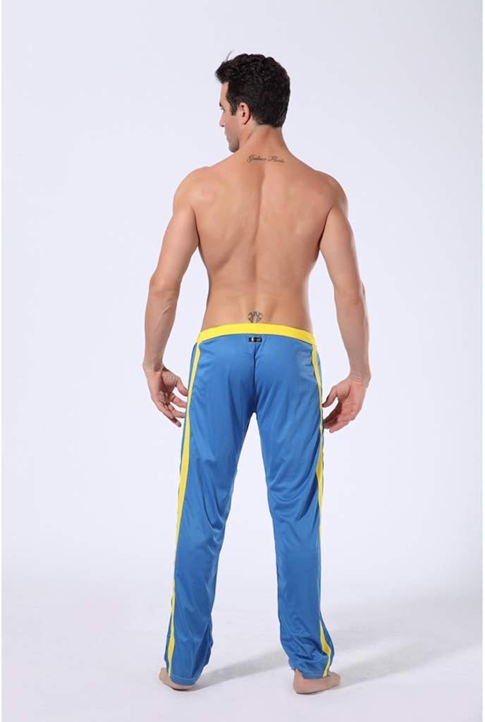 VEZAD Men's Striped Straps Summer Breathable Sport Pants Casual Sweatpants: Clothing