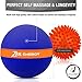 Epitomie Fitness Zen Energy Pro Massage Balls - Large Ball for Massage & Large Spiky Reflexology Ball Makes Perfect Roller Ball Massager Set for Self Massages & Myofascial Release - Navy & Orange