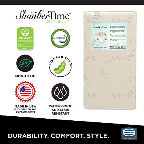 simmons organic crib mattress