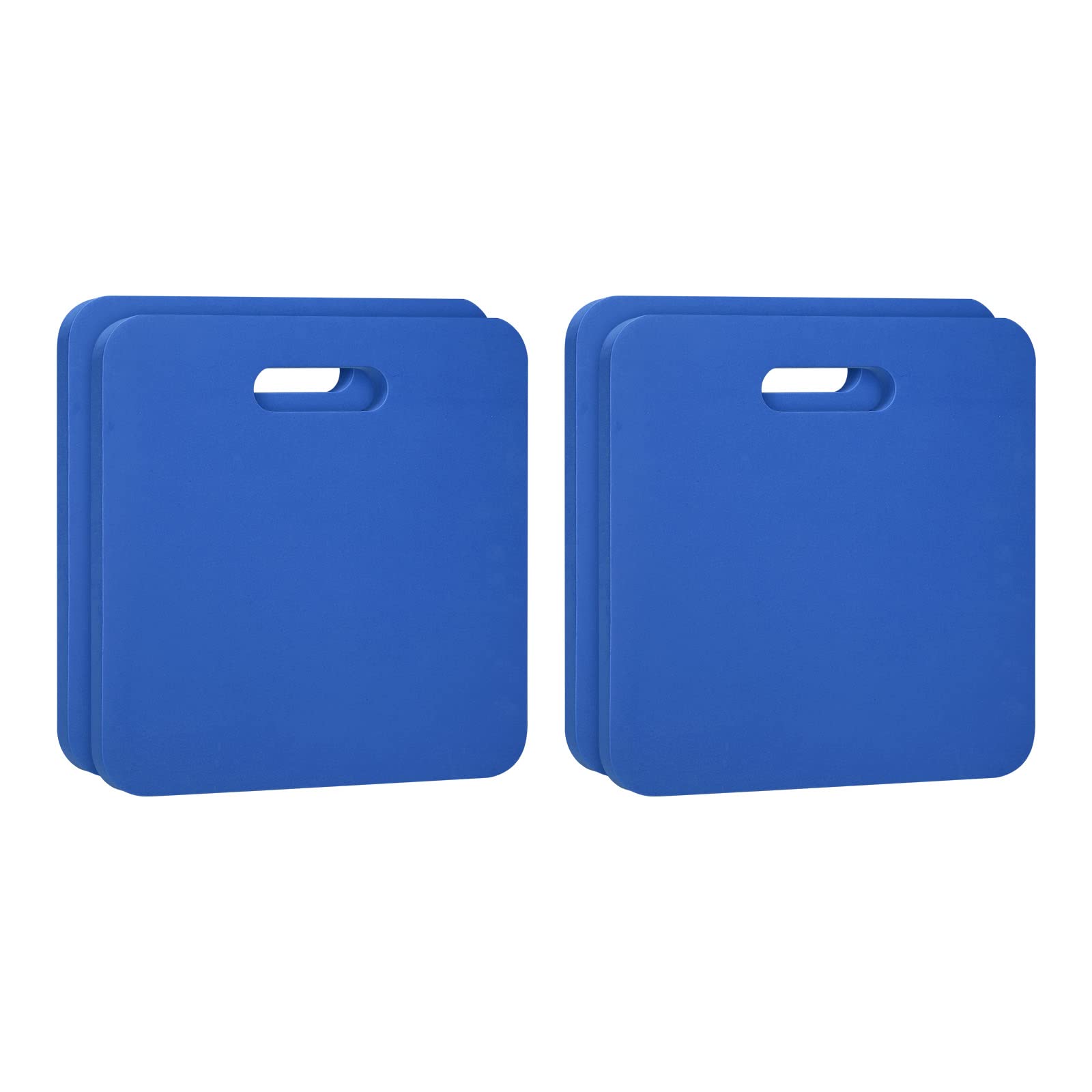 PATIKIL Portable Stadium Bleacher Cushion Seat Pad, 4 Pack Stadium Seat Comfort EVA Foam Cushion Outdoor Seating for Spectating Sport Camping, Blue