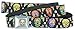 Sugar Skull Multi Color Seatbelt Belt - for your pants (Snap Like Seatbelt Buckle)