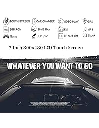 Navegador GPS de 7,1 pulgadas, sistema de navegación estéreo actualizado con pantalla táctil de 8 GB de memoria, mapas multilingües para coche, camión, taxi