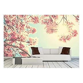 Spring Blossom - Removable Wall Mural | Self-Adhesive Large Wallpaper - 66x96 inches