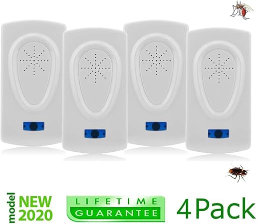 Moonssy Ultraschall Schadlingsbekampfer Elektronische Insektenschutzmittel Innenraumen Pest Control Repeller Fur Kakerlaken Mause Fliegen Mucken 4 Stuck Amazon De Garten