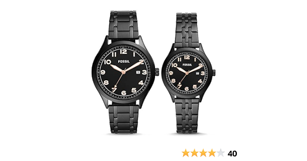 Fossil His and Her Wylie Three-Hand 