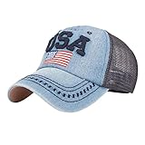 GBSELL Women Girl Unisex American Flag Baseball Cap