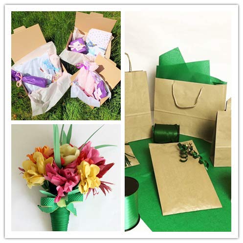 image for Naler 200 Sheets A4 Size Assorted Colors Tissue Paper for Gift Wrappin