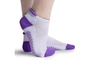 1 Pair of Women's Quality Non-Slip Yoga Socks Thicken Antibacterial Massage Socks Sports Accessories for Fitness Pilates Bars