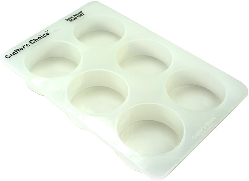 Crafters Choice Basic Round Silicone Soap Mold 1602 Amazon.ca