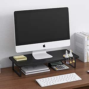 Monitor de computadora Booster de madera escritorio estante de