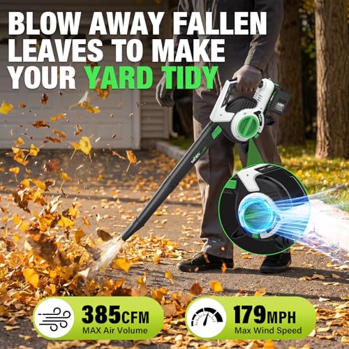 SOYUS 40V Cordless Leaf Blower & Vacuum 3-in-1, Leaf Vacuum for Yard, photo 11