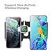 Wireless Charger 4 in 1 Wireless Charging Dock Compatible with iWatch, Airpods and Apple Pen Charging Station Qi Fast Wireless Charging Stand Compatible with iPhone 11 Pro /11/XR/Xs Max/Xs/X/8 Plus/8