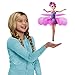 Megafeis Beautiful Flying Fairy Doll Flutter Fly Flower Fairy Through the Air with music / Best Christmas gift New Year gift for Kids Children Girls (Dark Pink)