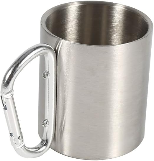 Camping Cup Camp Mug Asixx Stainless Steel Camping Mug Portable Travel Mug With Ring Handle For Travel Camping Hiking Outdoor Sports Amazon Ca Home Kitchen